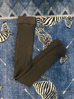Black Fleece Lined Tights